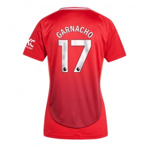 Manchester United Alejandro Garnacho #17 Hemmatröja Kvinnor 2024-25 Kortärmad